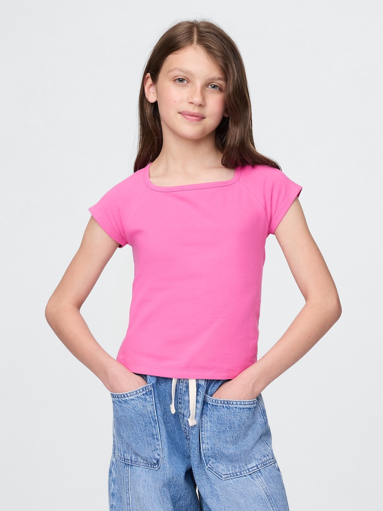 Kids Square-Neck T-Shirt