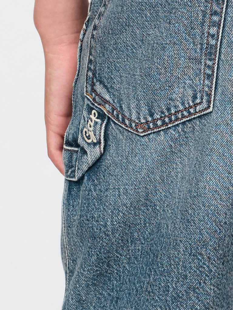 Kids UltraSoft '90s Loose Denim Carpenter Shorts