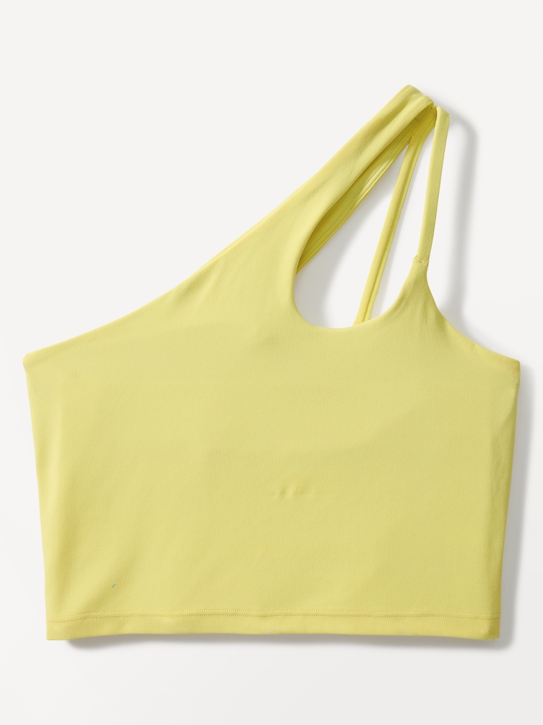 Transcend Asymmetrical Crop Sports Bra