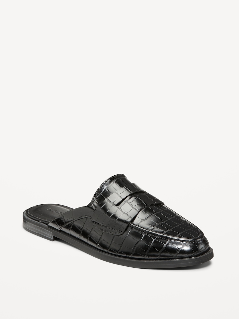 Loafer Mule Shoes for Women