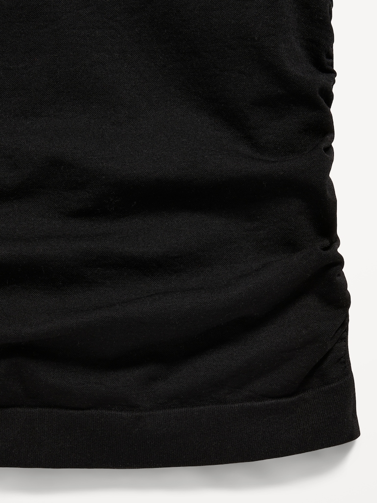 Fitted Ruched Seamless Performance Top for Girls