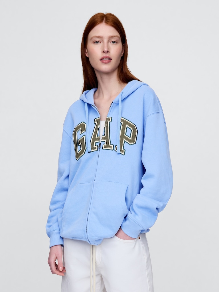 Adult VintageSoft Arch Logo Full-Zip Hoodie