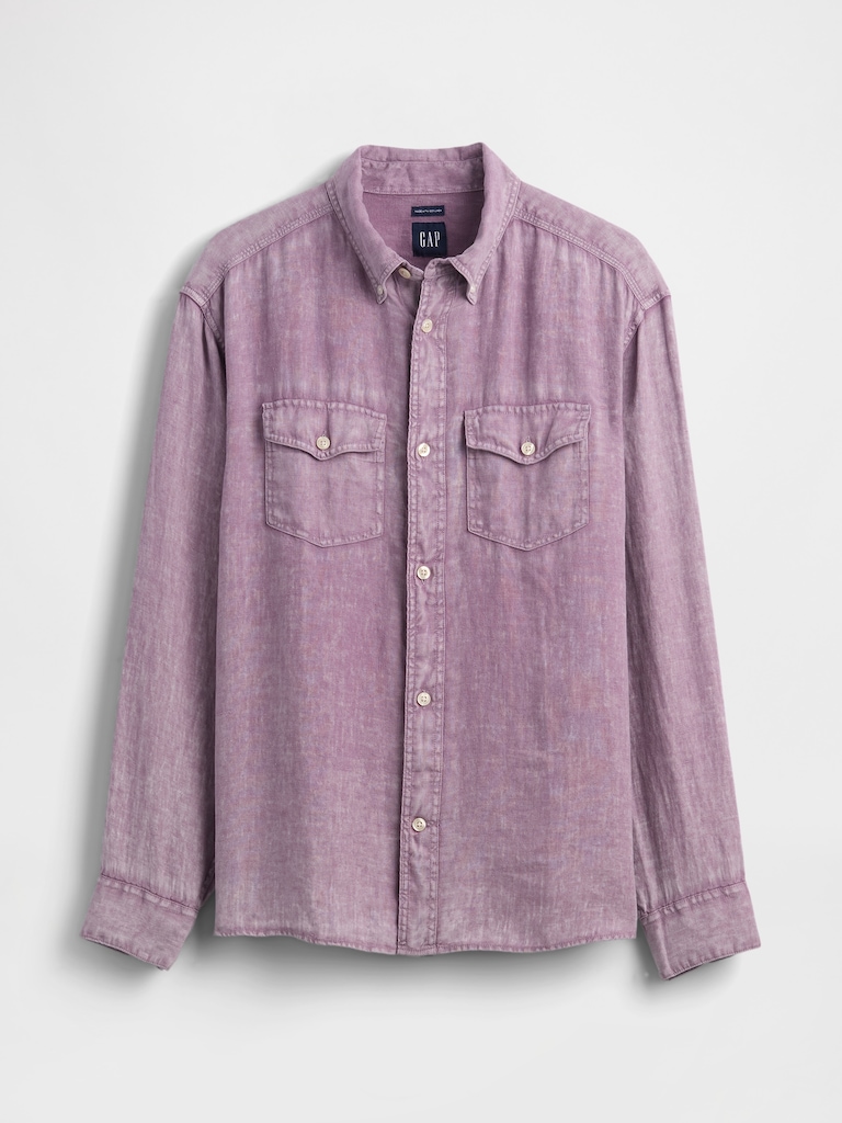 100% Linen Classic Shirt