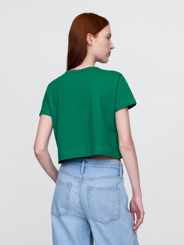 Organic Cotton VintageSoft Crop T-Shirt