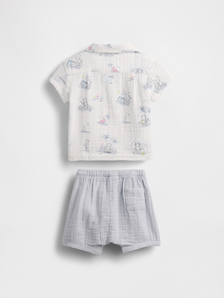 Baby Crinkle Gauze Outfit Set