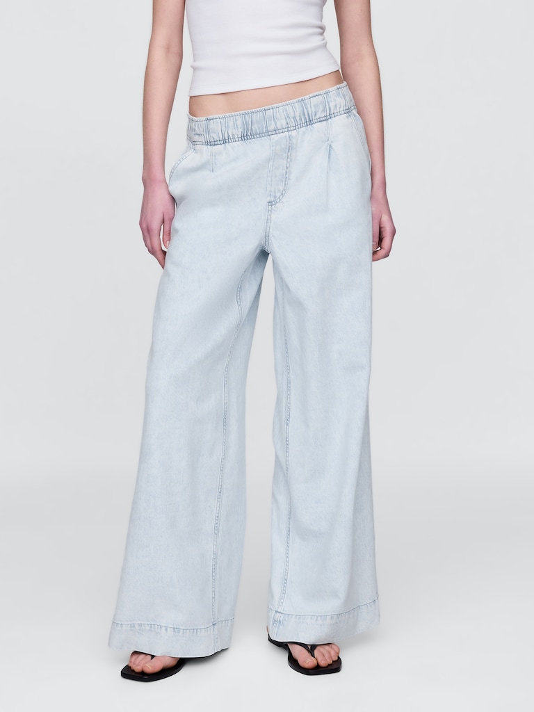 Mid Rise UltraSoft Easy Baggy Jeans