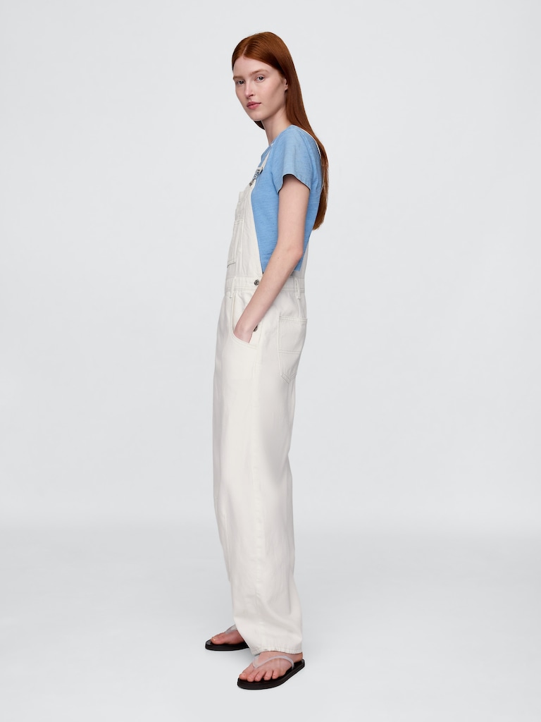UltraSoft Denim Horseshoe Overalls