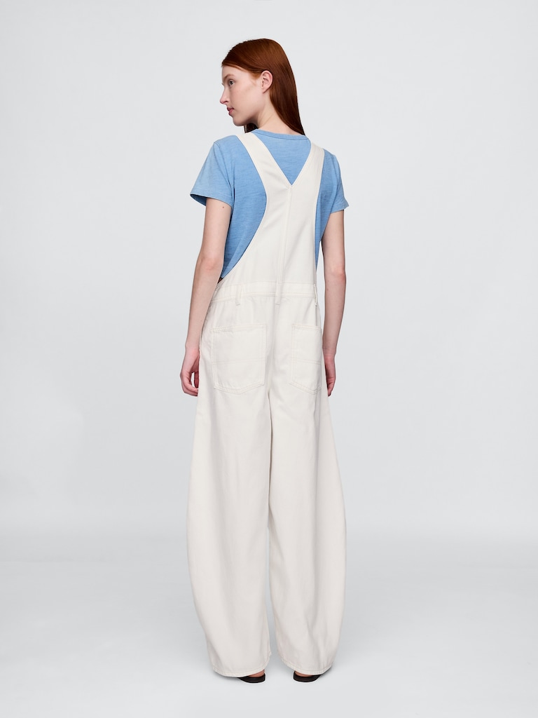 UltraSoft Denim Horseshoe Overalls