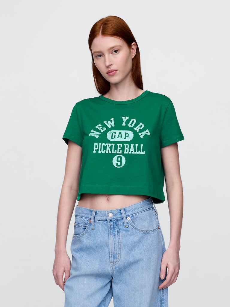 Organic Cotton VintageSoft Crop T-Shirt