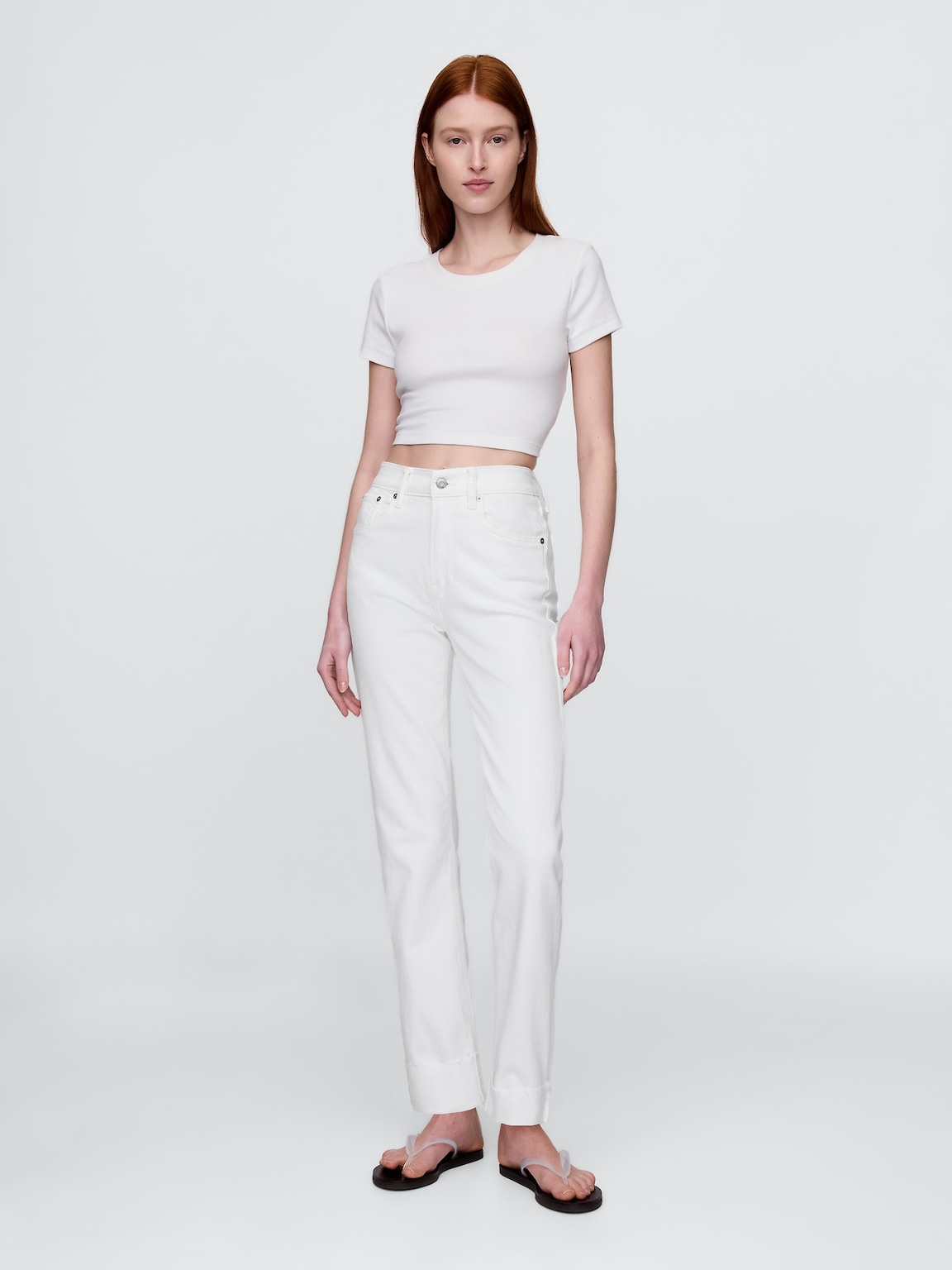 High Rise '90s Slim Straight Jeans