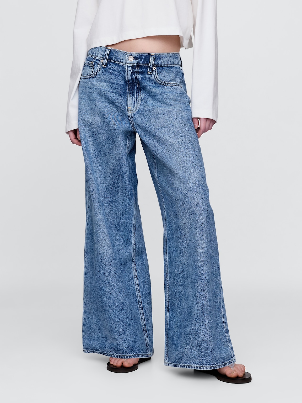 Low Slung Extra Baggy Jeans