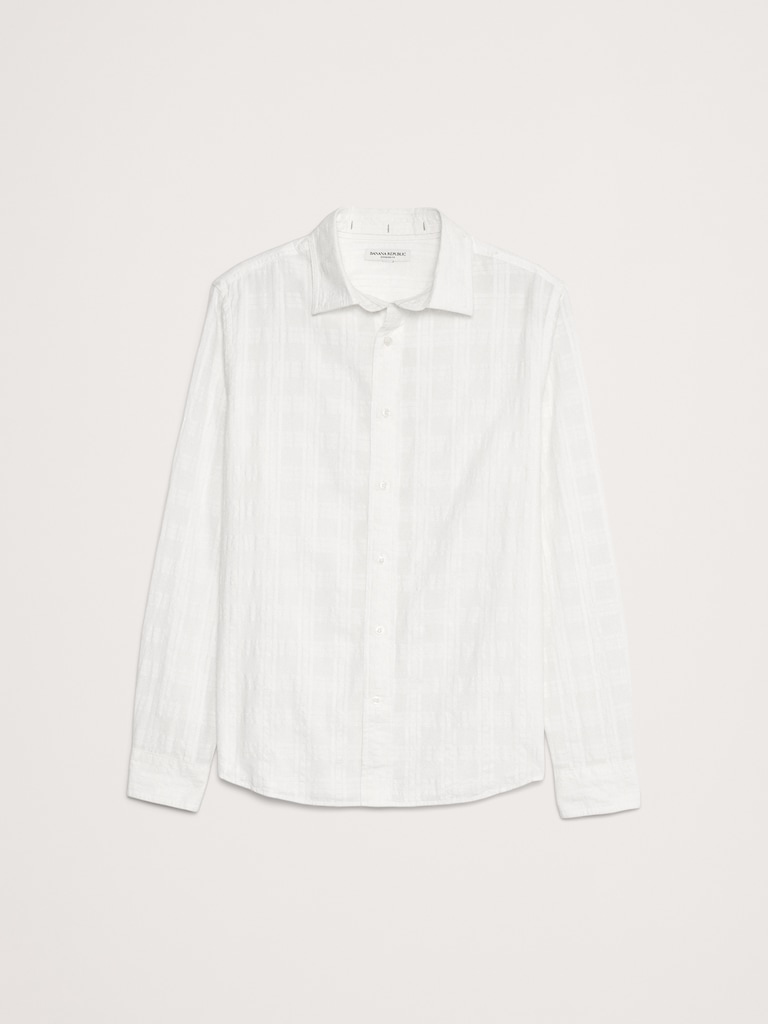 Standard-Fit Lightweight Textured Shirt