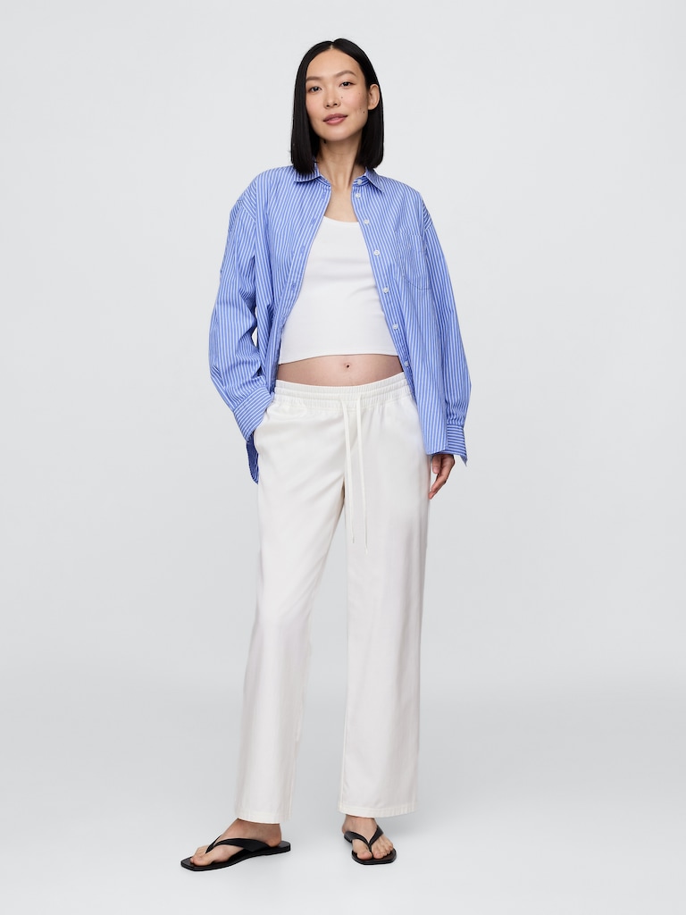Maternity Easy Wide-Leg Pants