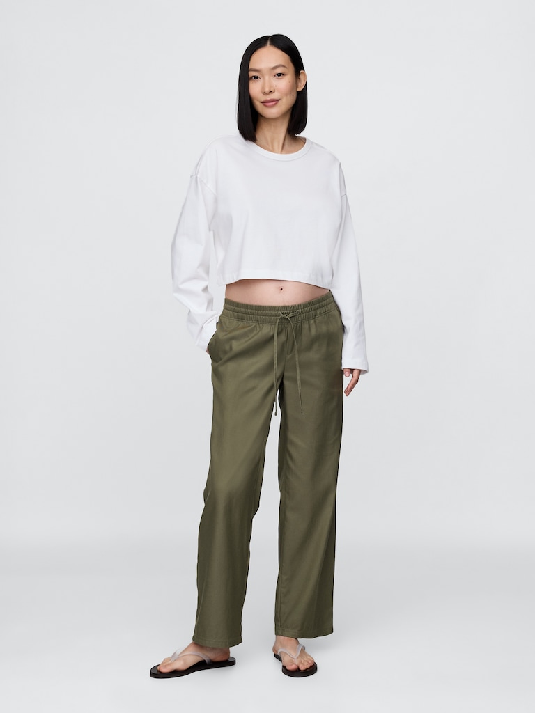 Maternity Easy Wide-Leg Pants