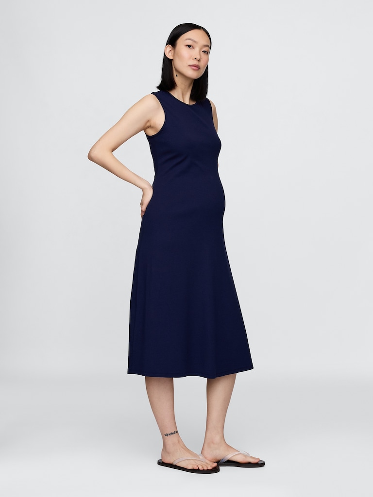 Maternity Modern Rib Dress