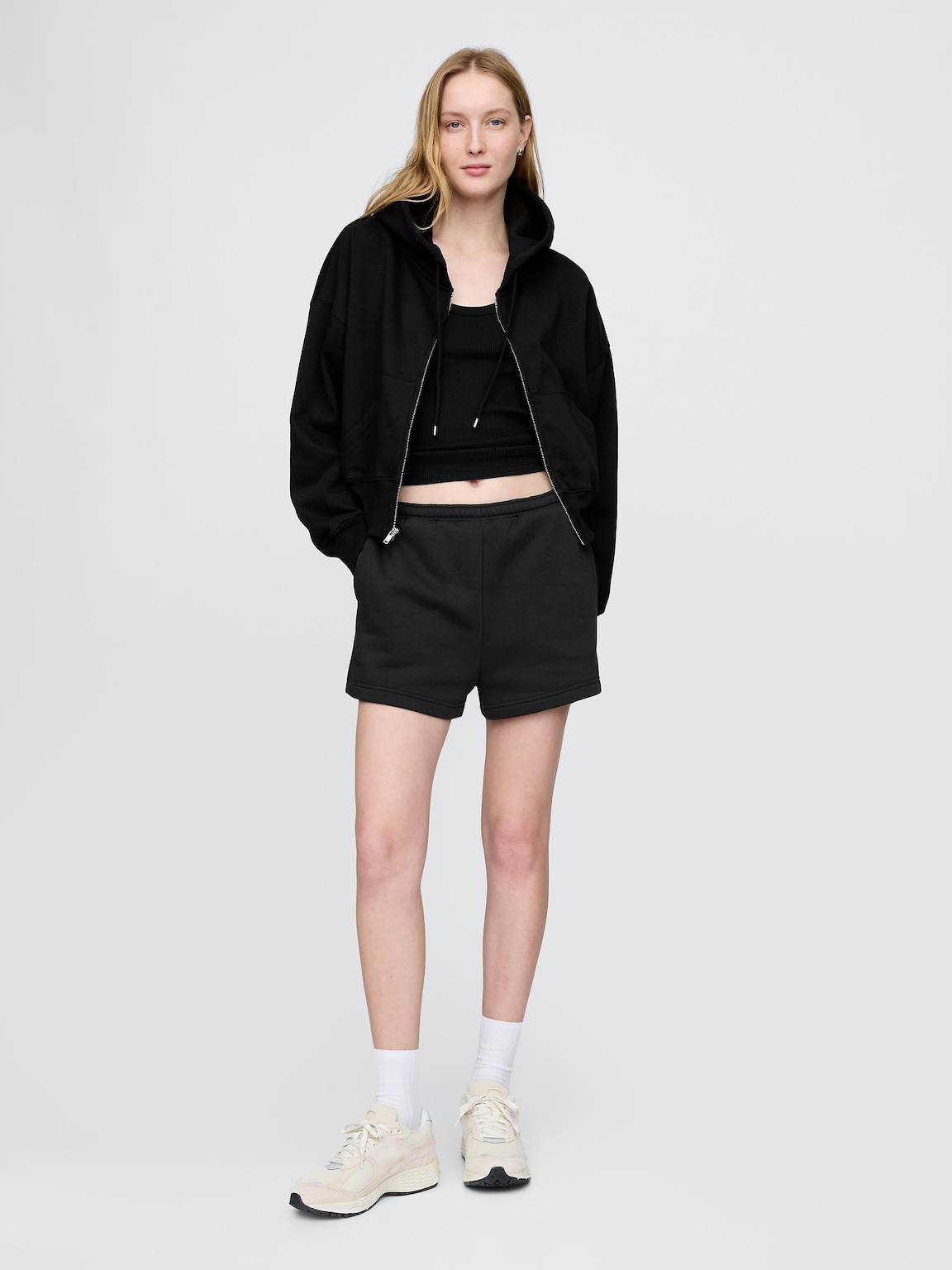VintageSoft Full-Zip Wedge Hoodie