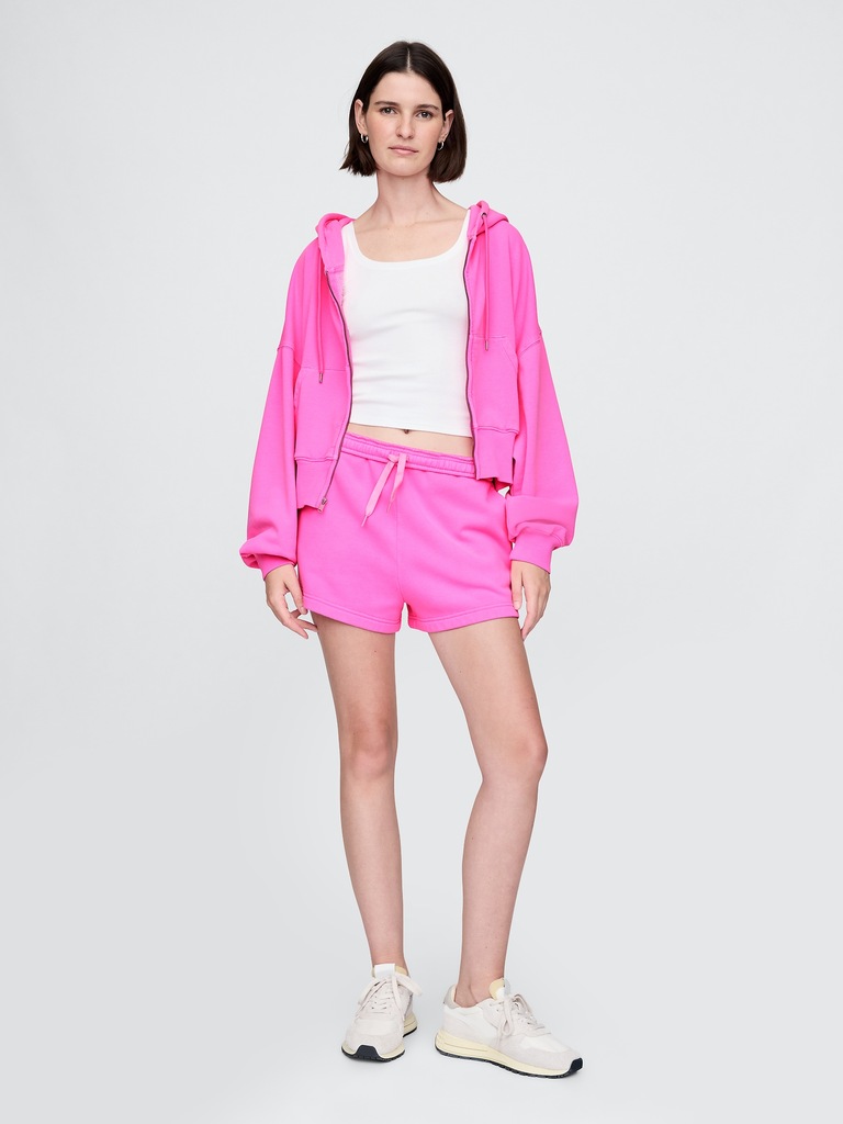 VintageSoft Wedge Zip Hoodie