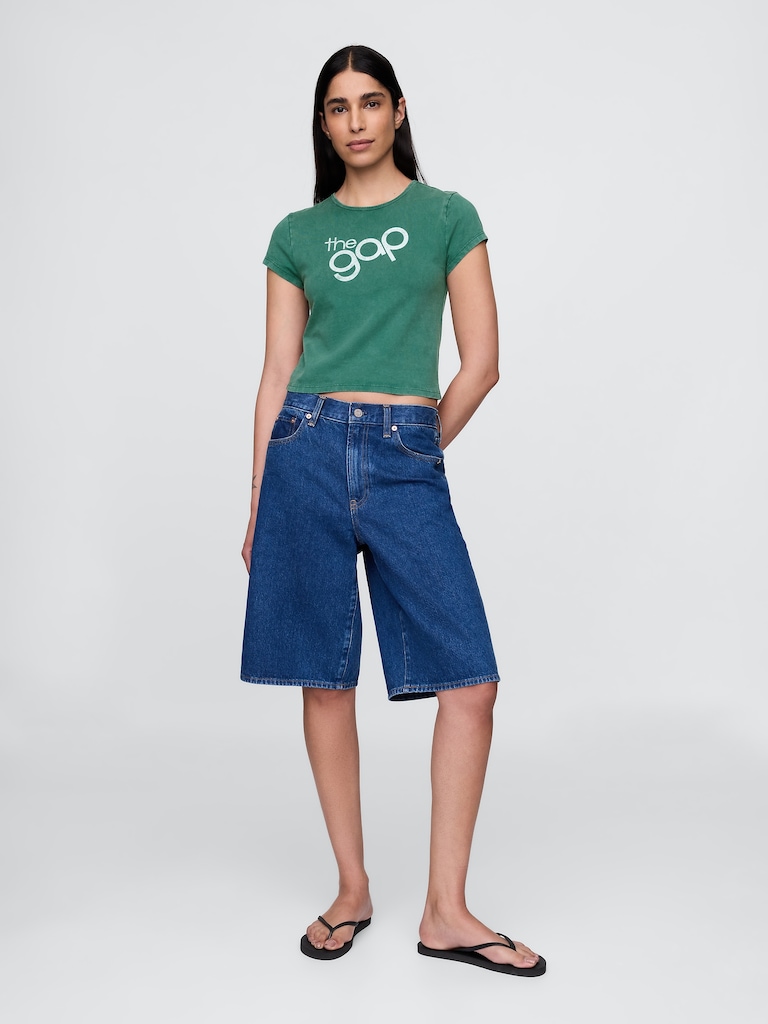 Cotton Jersey Logo Baby T-Shirt