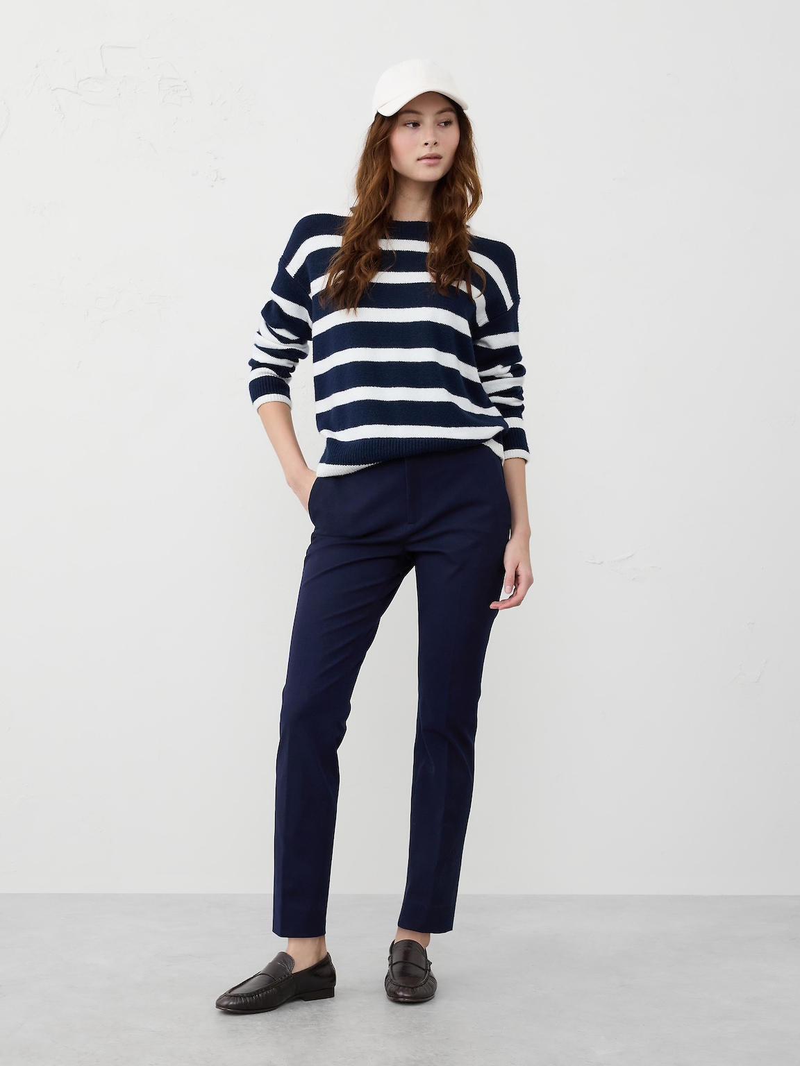 Sloan Slim High-Rise Ankle Pant