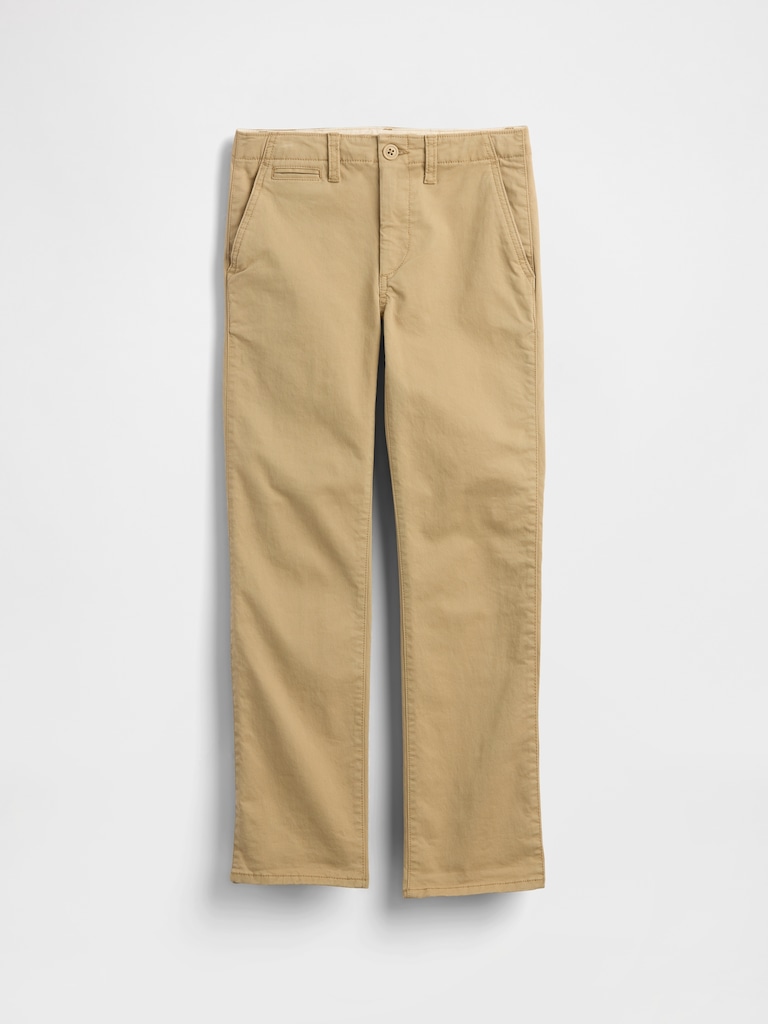 Kids Uniform Straight-Fit Stretch Khakis