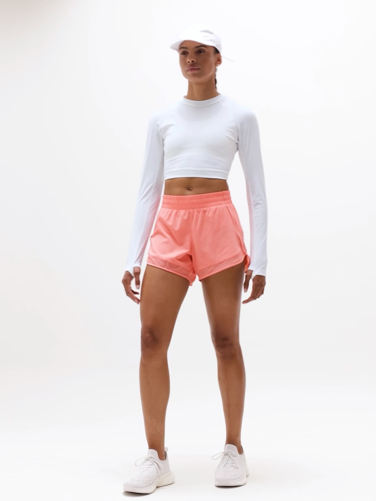 Mesh Racer Run Mid Rise 4 Short