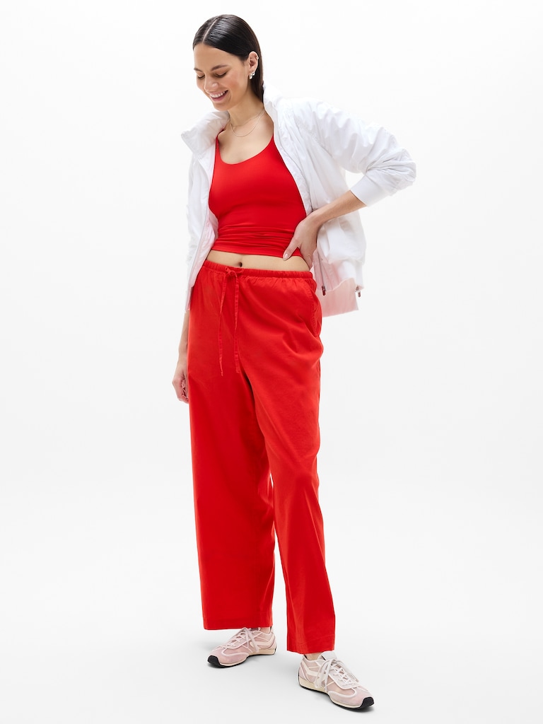 Paradise Mid Rise Wide Leg Pant