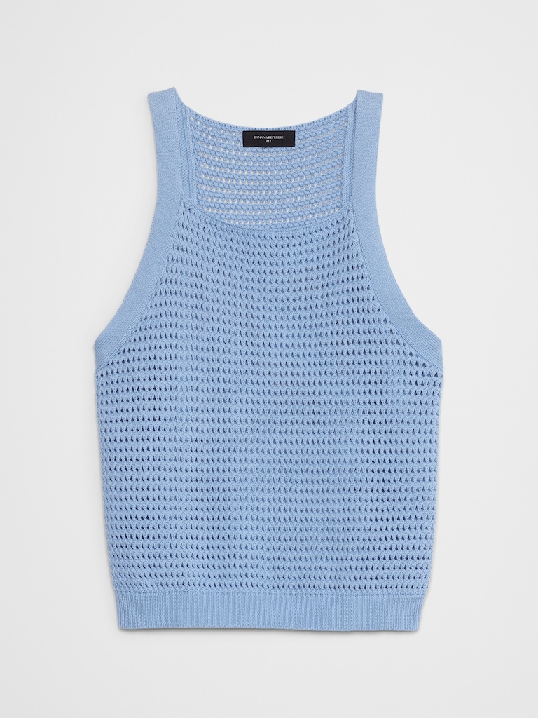 Open Stitch Sweater Tank