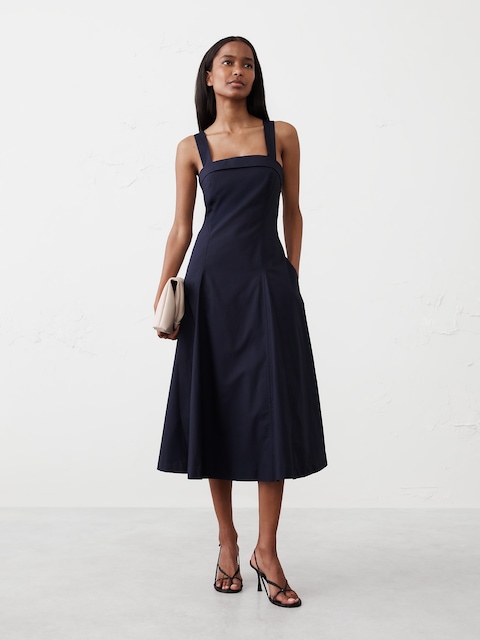 calvin klein light blue dress Calvin Klein Rib Mini Dress main image 1