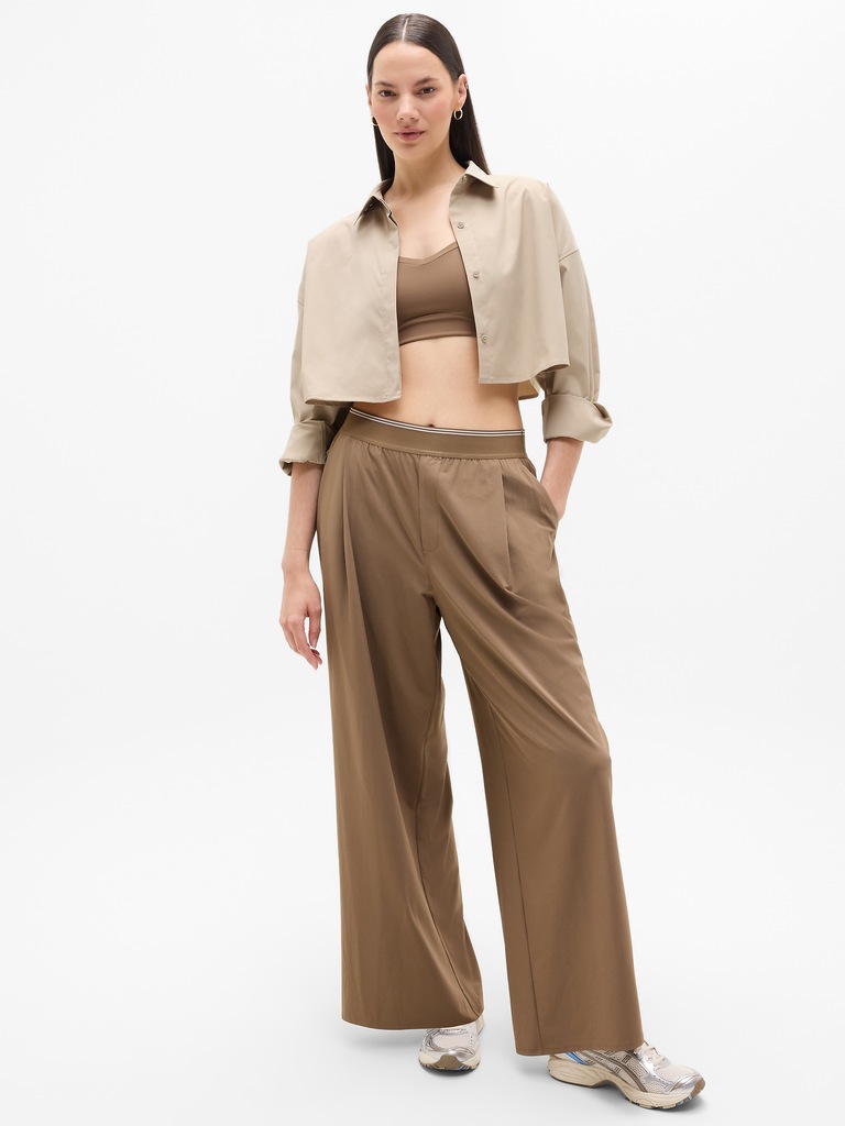 Midday Ultra Cropped Poplin Shirt