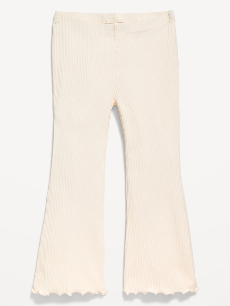 Ribbed Flare-Leg Leggings for Toddler Girls