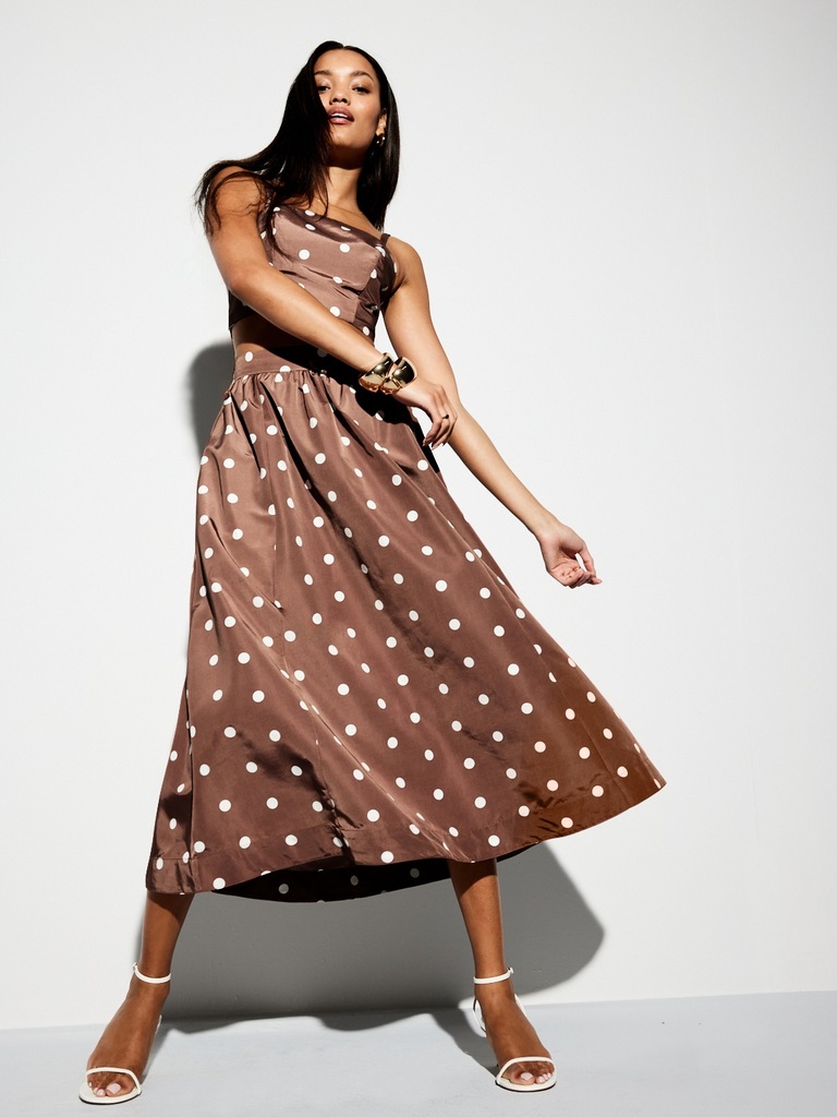 The Occasion by Old Navy High-Waisted Taffeta Midi Skirt