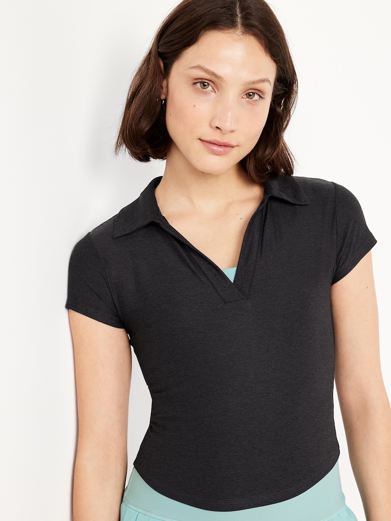 CloudMotion Cropped Polo