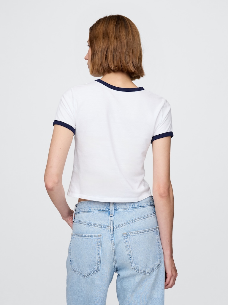 Crop Graphic T-Shirt