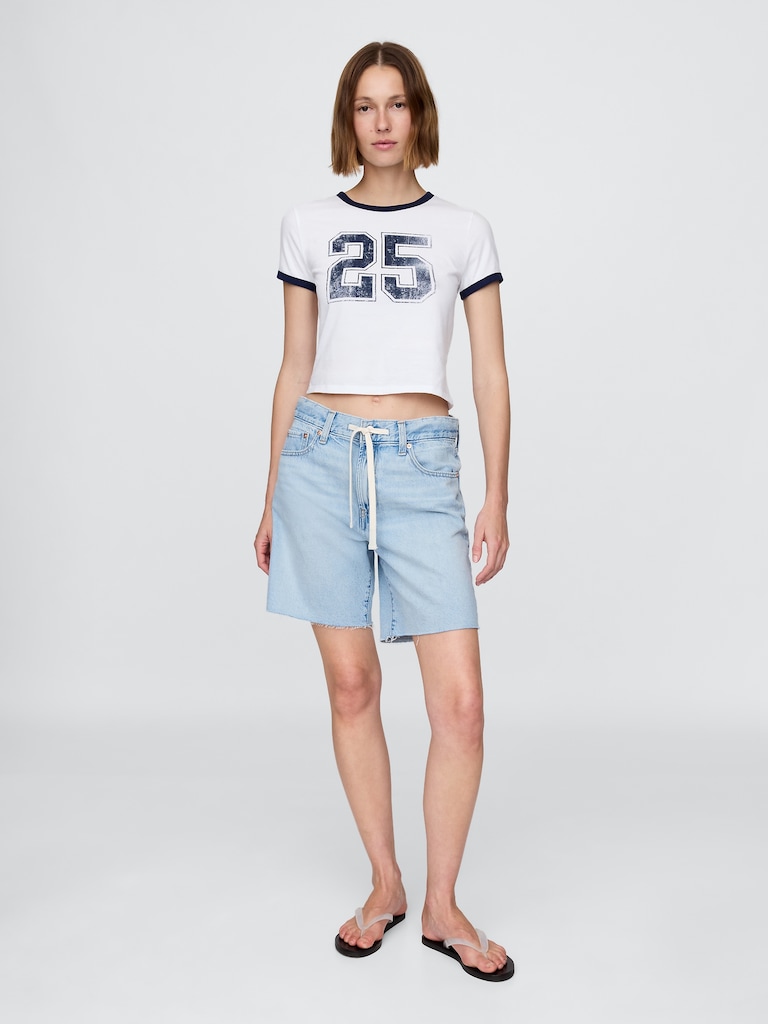 Crop Graphic T-Shirt