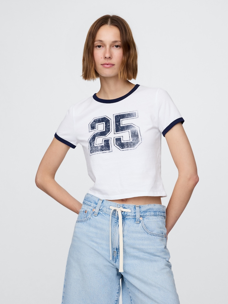 Crop Graphic T-Shirt
