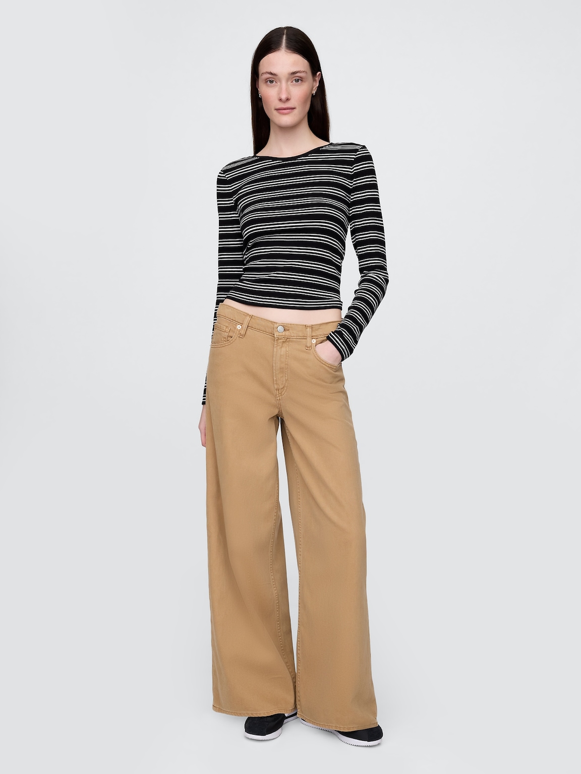 Mid Rise UltraSoft Baggy Jeans