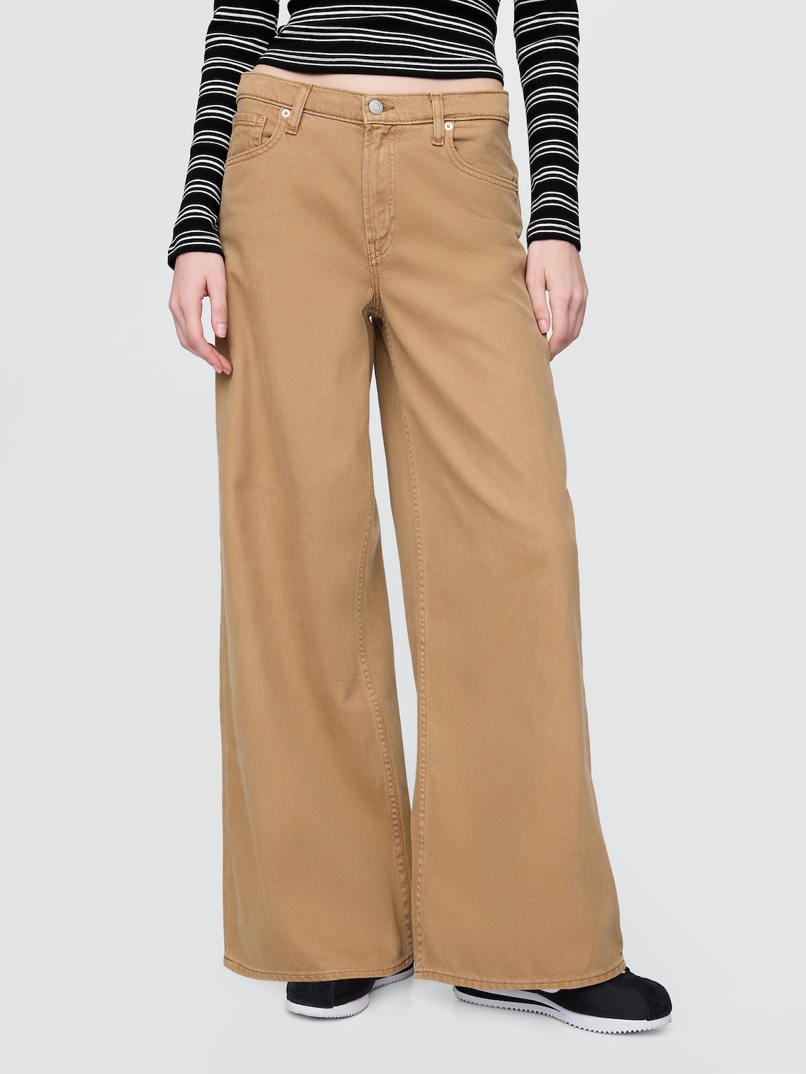 Mid Rise UltraSoft Baggy Jeans