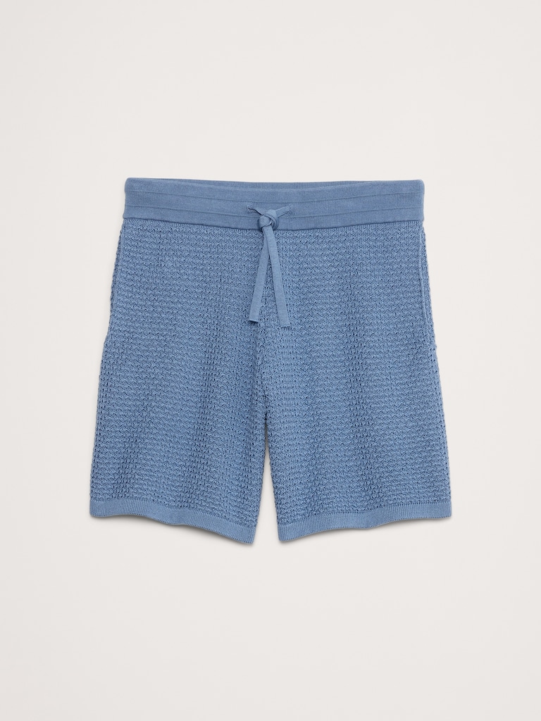 8" Crochet Cotton Pull-On Short