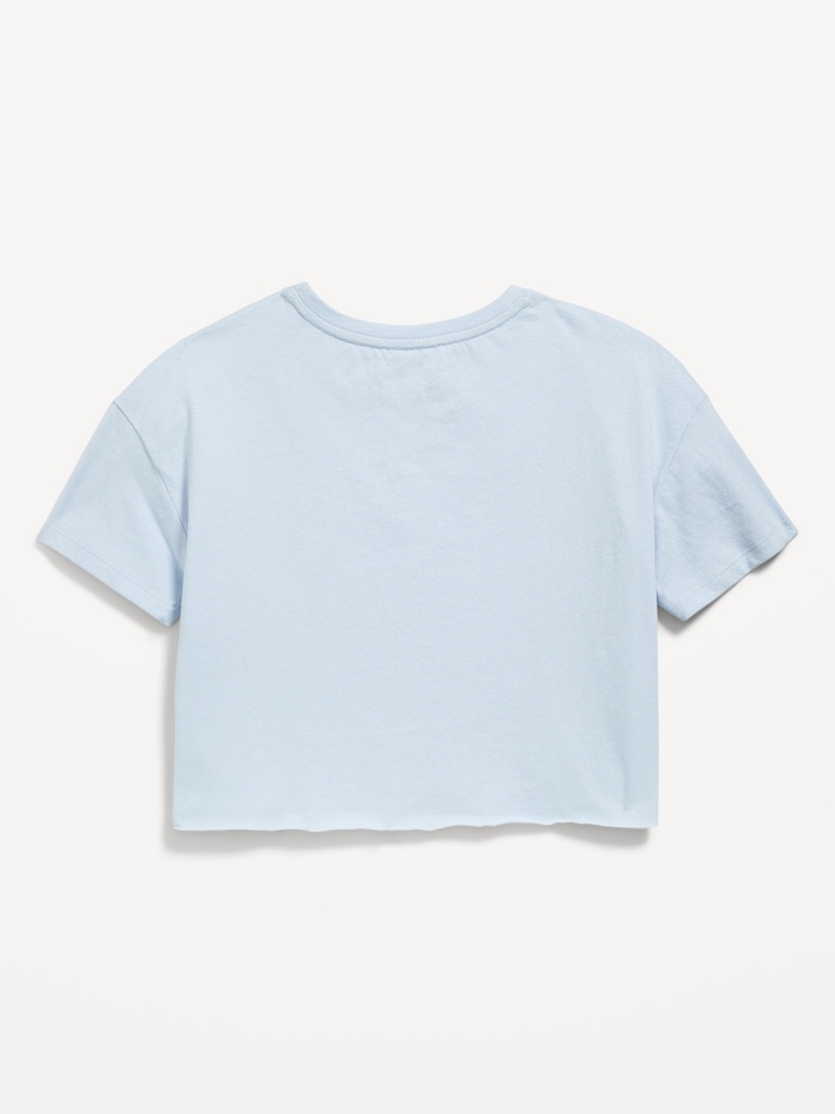 Dolly Parton™ Oversized Cropped Graphic T-Shirt for Girls