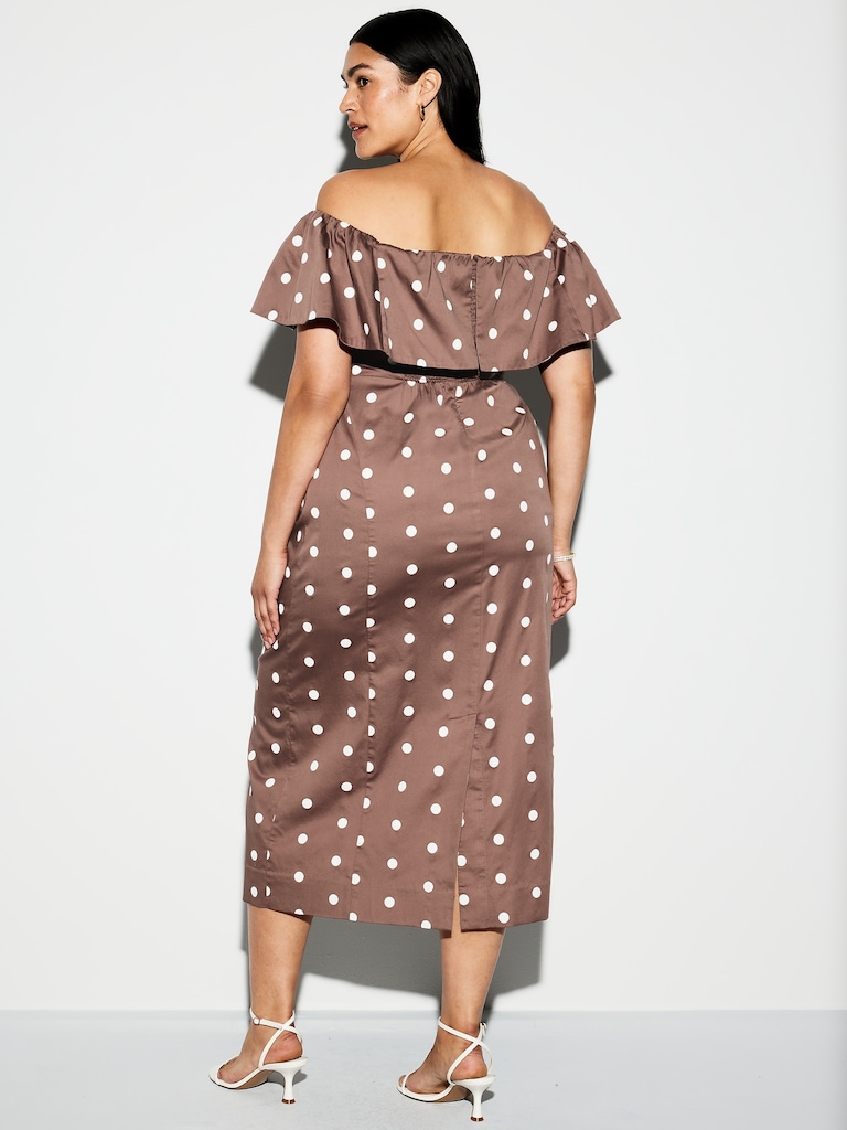The Occasion by Old Navy Ruffle Midi Dress