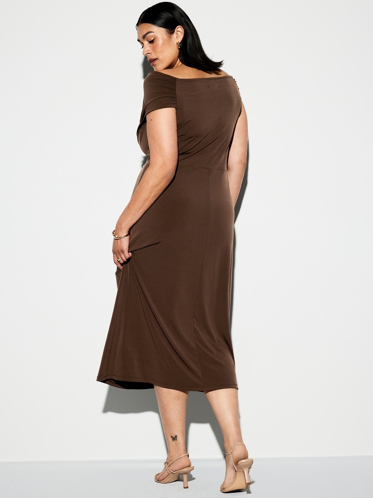 The Occasion by Old Navy One-Shoulder Midi Dress