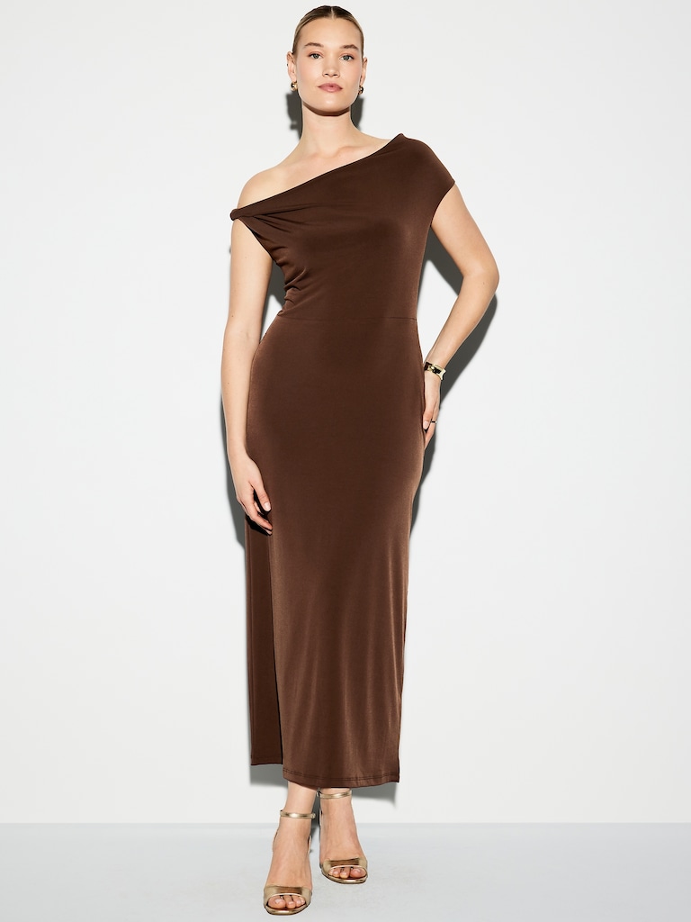 The Occasion by Old Navy One-Shoulder Midi Dress