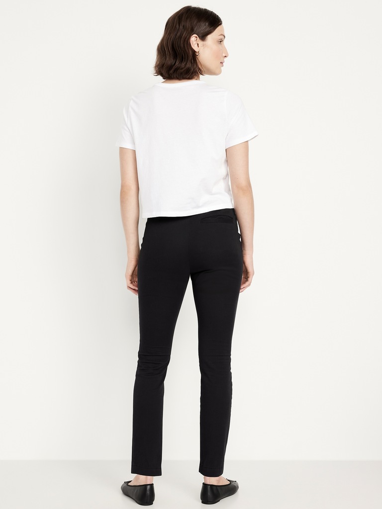 High-Waisted Uniform Skinny Pants