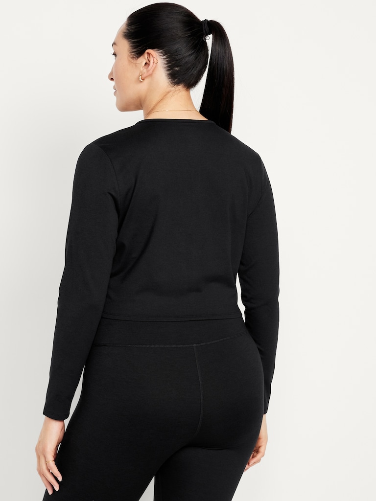 CloudComfy Cropped Cardigan