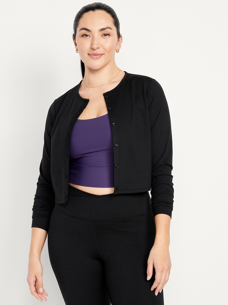 CloudComfy Cropped Cardigan