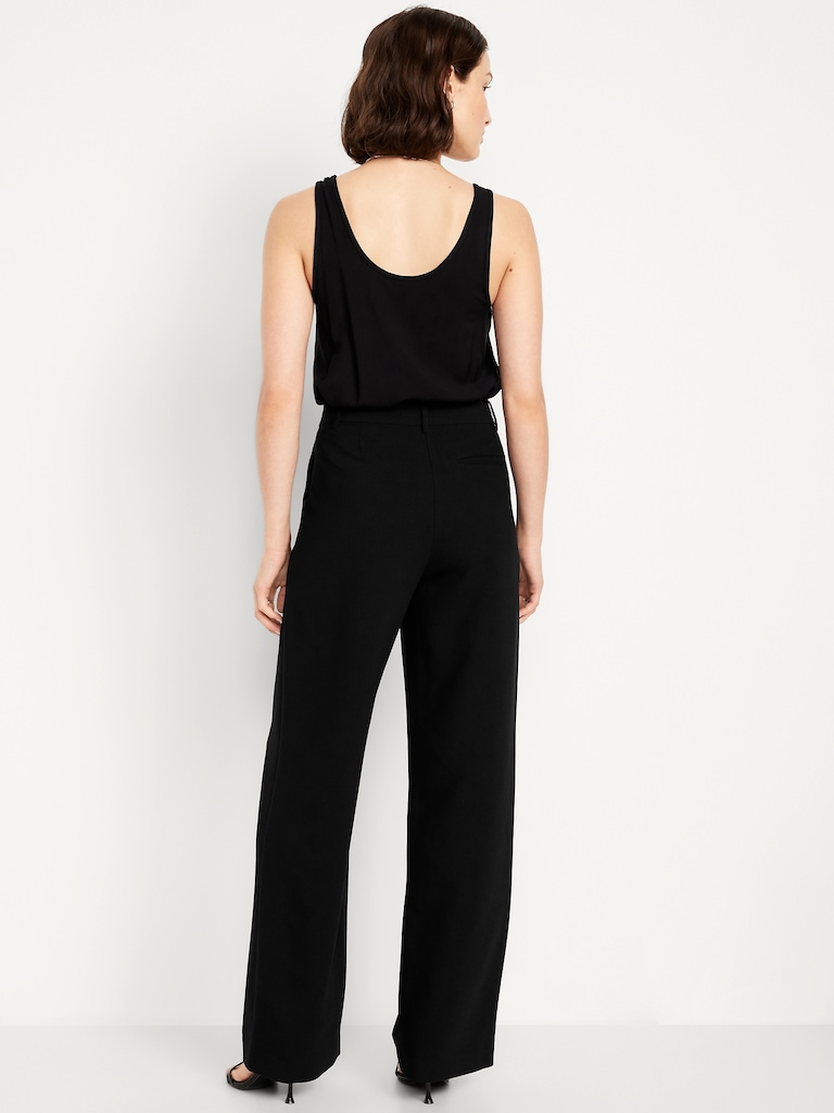 Extra High-Waisted Taylor Wide-Leg Trouser Pants