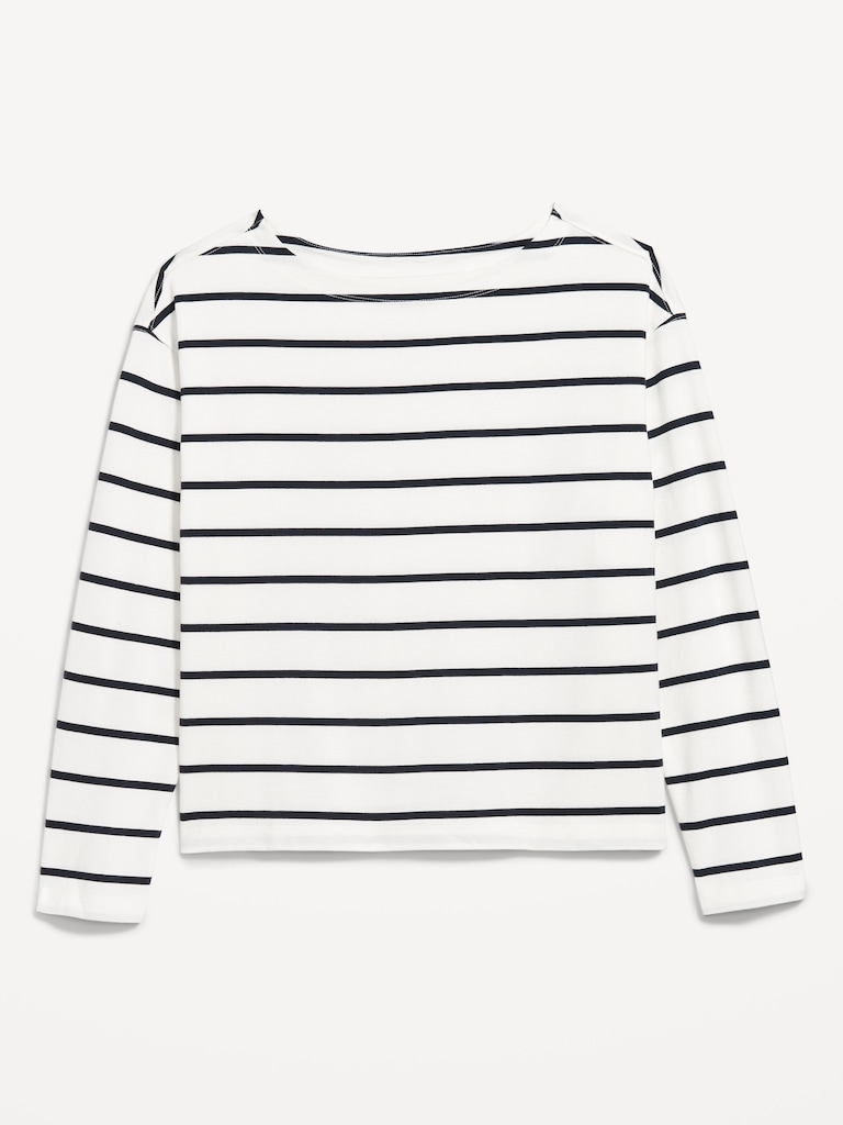 Long-Sleeve Mariner Loose T-Shirt