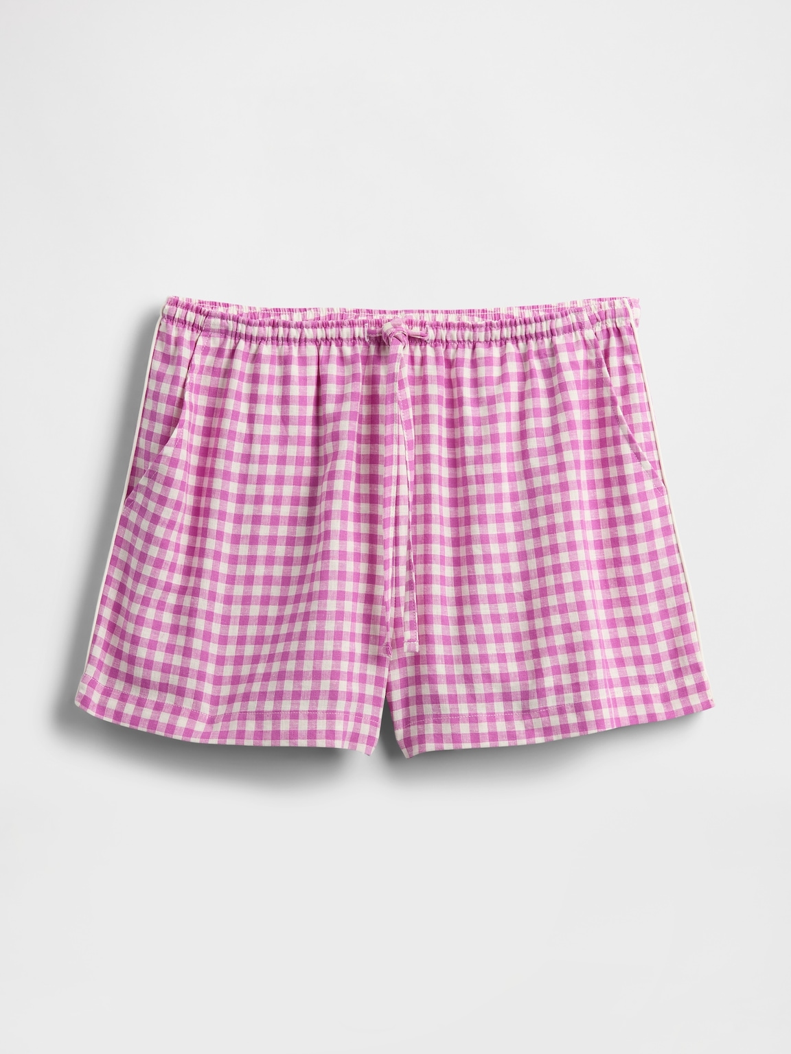 Linen-Blend PJ Shorts