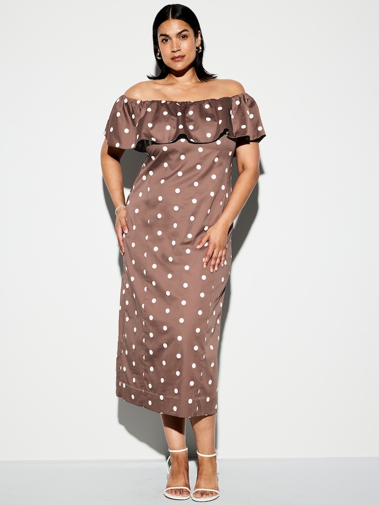 The Occasion by Old Navy Ruffle Midi Dress