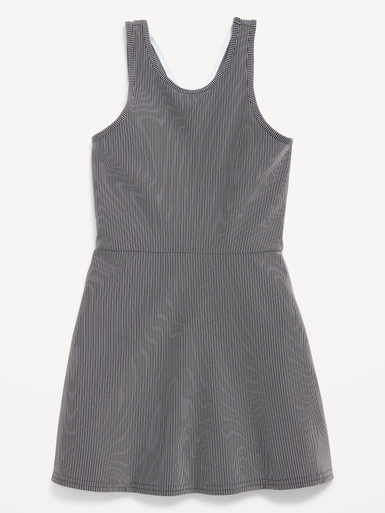 PowerSoft Sleeveless Ribbed Athletic Dress for Girls